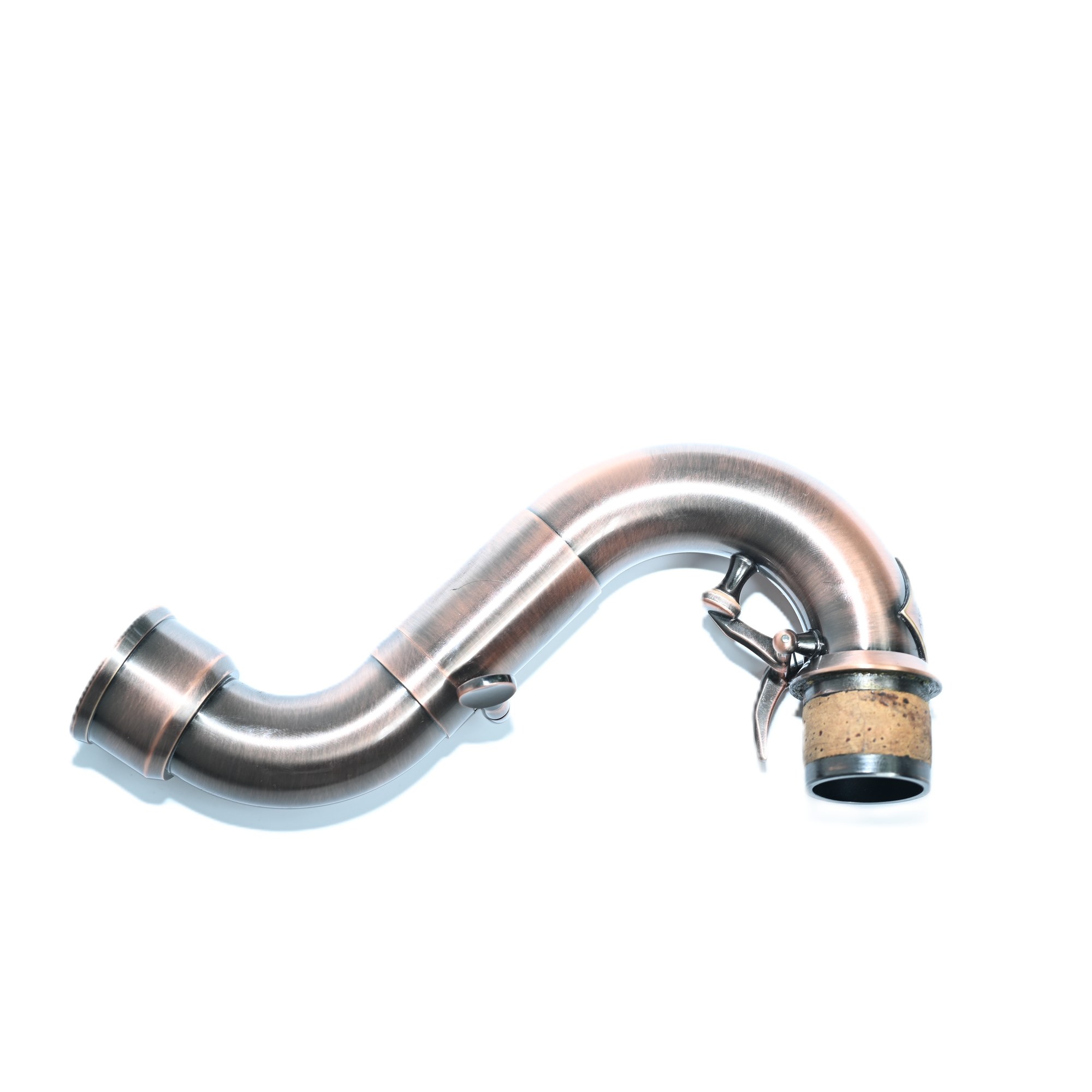 Coppered Neck liegend, gebürstetes Kupfer
